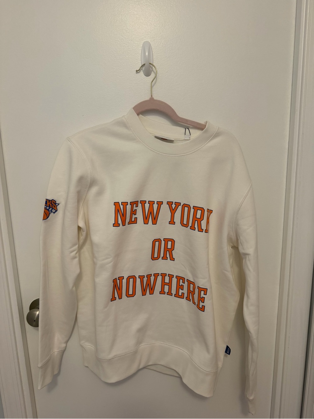 Knicks New York Or No Where Unisex Crew NWT